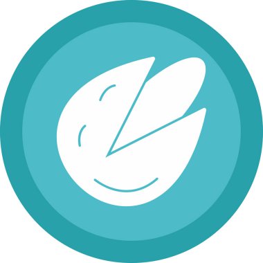 Fıstıklı fıstık. Web simgesi basit illüstrasyon 