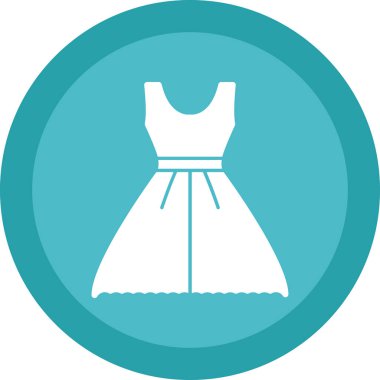 Elbise. Web simgesi basit illüstrasyon 