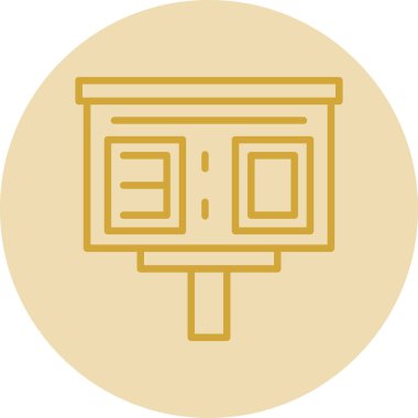 Modern b 'nin vektör illüstrasyonu eksik simgesi