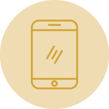 Akıllı telefon simgesinin vektör illüstrasyonu 