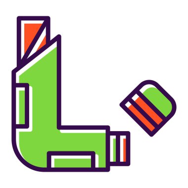 Modern eğitim ikonunun vektör illüstrasyonu