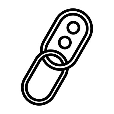 Zincir simgesi, vektör illüstrasyonu