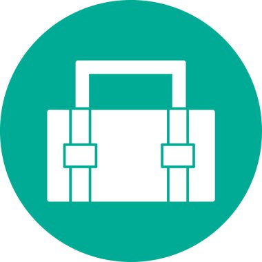  Evrak Çantası'nı web simge vektör çizim 