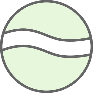 Golf topu web simgesi, basit tasarım