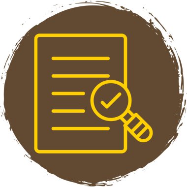 Belge. Web simgesi basit illüstrasyon