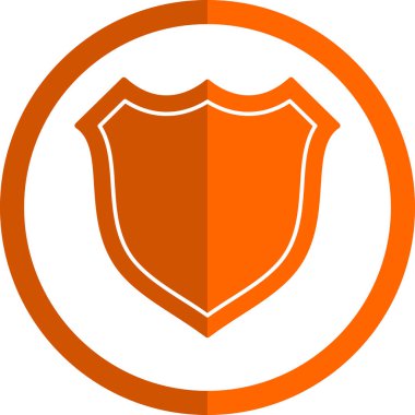 kalkan simgesi, vektör illüstrasyonu basit tasarım