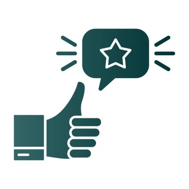 Baş parmaklar yukarı simgesi olan el