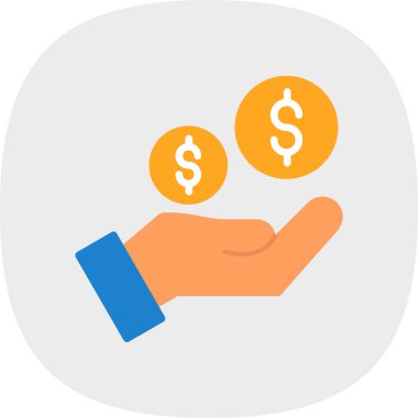 Madeni para ikonu vektörü. düz vektör illüstrasyonu.