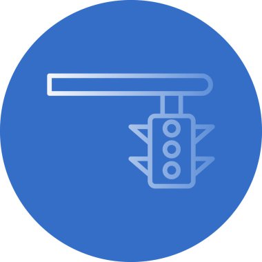 trafik ışığı simgesinin vektör illüstrasyonu 
