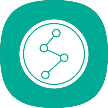 Modern bir simgenin vektör illüstrasyonu