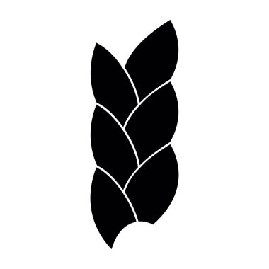 Yaprak vektör simgesi. vektör simgesi logosu.