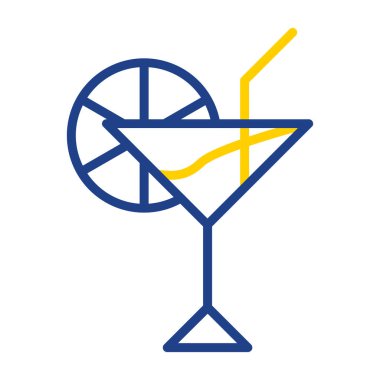 Kokteyl ikonu, satır biçimi