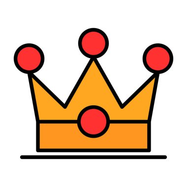 Kraliyet taç vektör illüstrasyon tasarımı