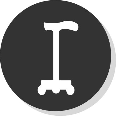 Bisiklet simgesinin vektör illüstrasyonu