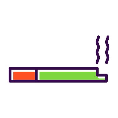 sigara ikonu vektör illüstrasyonu