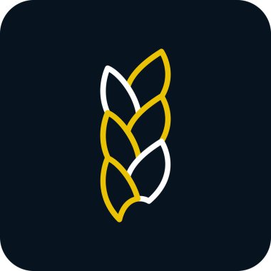 Buğday simgesi vektör tasarımı