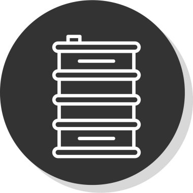 pil simgesi, vektör illüstrasyonu