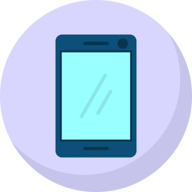 Arkaplanda akıllı telefon simgesi izole edildi. Web sitesi, uygulama, cep telefonu sembolü ve akıllı telefon logosu için son moda telefon şablonu