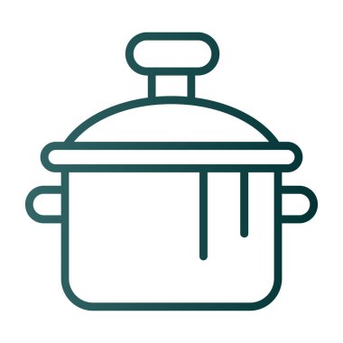 Pişirme Pan vektör simgesi