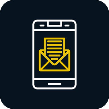 posta simgesi, vektör illüstrasyonu