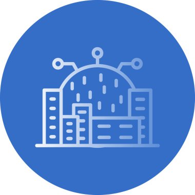 Modern yapı simgesinin vektör illüstrasyonu