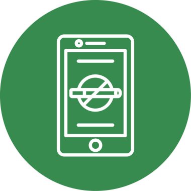 akıllı telefon simgesi, vektör illüstrasyonu basit tasarım