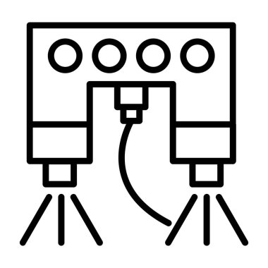 elektrik ışığı simgesi, satır biçimi