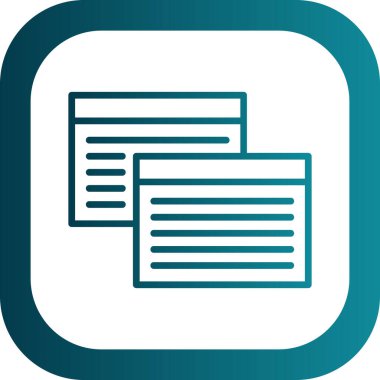 Web tarayıcı simgesi, vektör illüstrasyonu basit tasarım