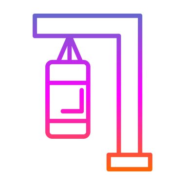 Tek bir simgenin vektör illüstrasyonu