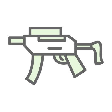 silah simgesi vektör illüstrasyonu