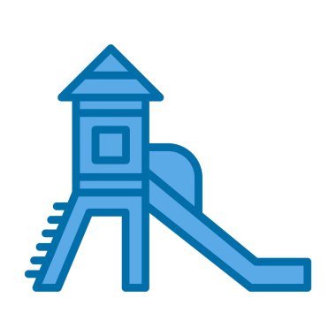 Oyun alanı simgesi vektör çizimi