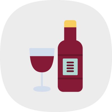 şarap şişesi vektör simgesi