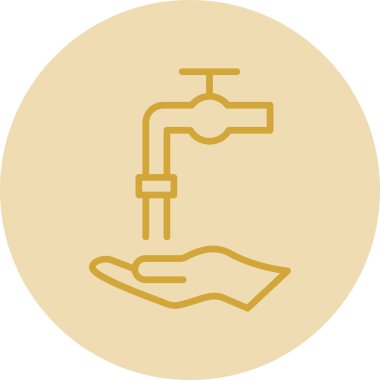 Musluğun vektör illüstrasyonu