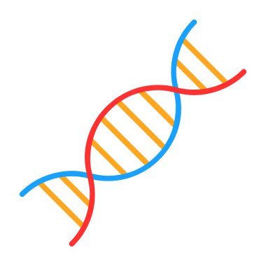 dna. Web simgesi basit illüstrasyon 