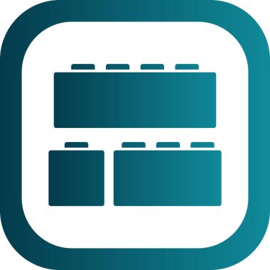 Modern b 'nin vektör illüstrasyonu eksik simgesi