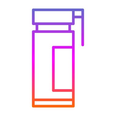 Şişe simgesinin vektör illüstrasyonu 