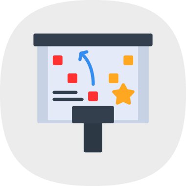 Sunuyu web simgesi, vektör çizim 