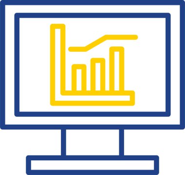 analitik simge vektör illüstrasyonu