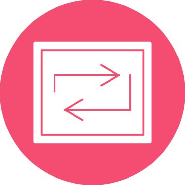 Web simgesi, vektör illüstrasyonunu tekrarla