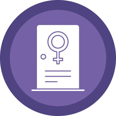 güzel kadın cinsiyet vektör çizgisi