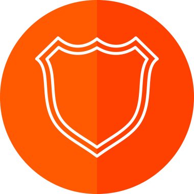 kalkan simgesi, vektör illüstrasyonu basit tasarım