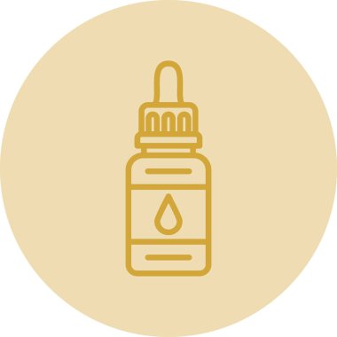 Bir şişe sıvının vektör çizimi