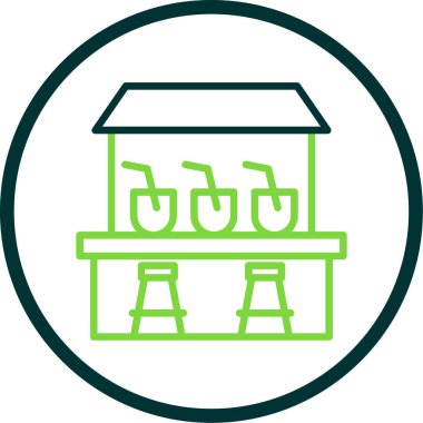 Bir depolama simgesinin vektör çizimi