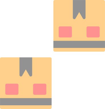 kutu simgesi, vektör illüstrasyonu basit tasarım