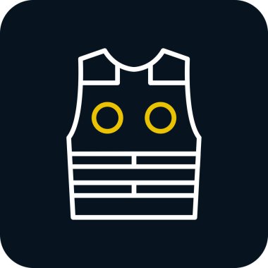 vektör yeleği ico, vektör illüstrasyonu