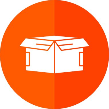 kutu simgesi, vektör illüstrasyonu basit tasarım