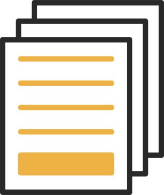 belge dosya simgesi ana hat biçiminde