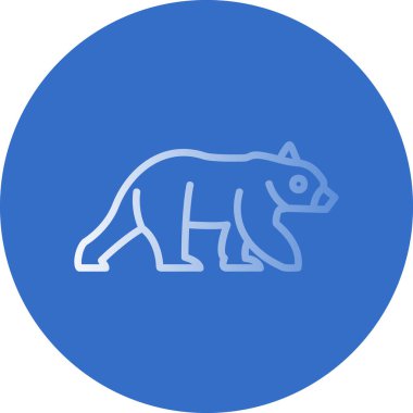 Kedi simgesinin vektör illüstrasyonu