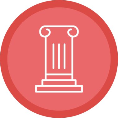 Sütun. Web simgesi basit illüstrasyon