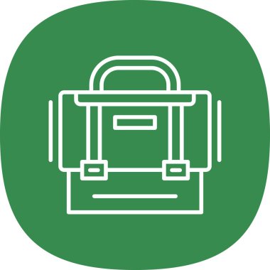  Evrak Çantası'nı web simge vektör çizim 